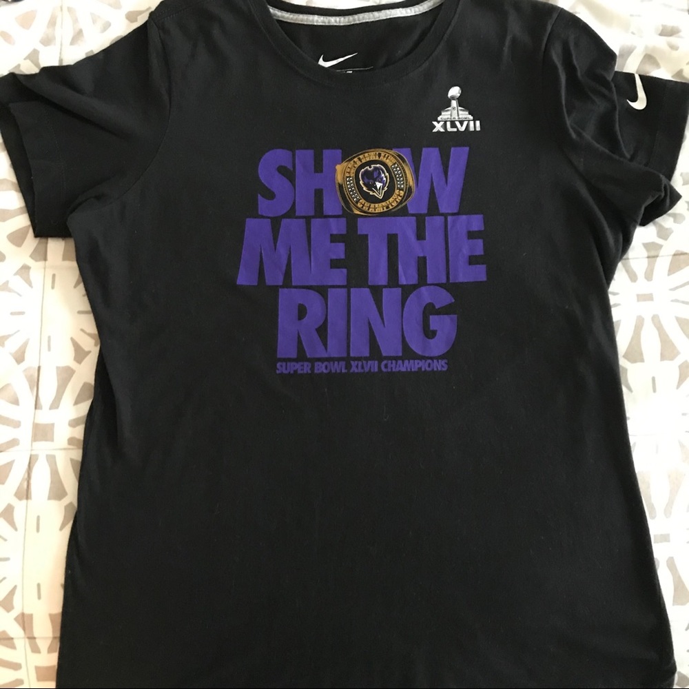 NIKE | Baltimore Ravens Super Bowl Ring Tee